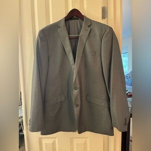 Kenneth Cole Reaction Gray Men’s Suit Jacket - 46L W40